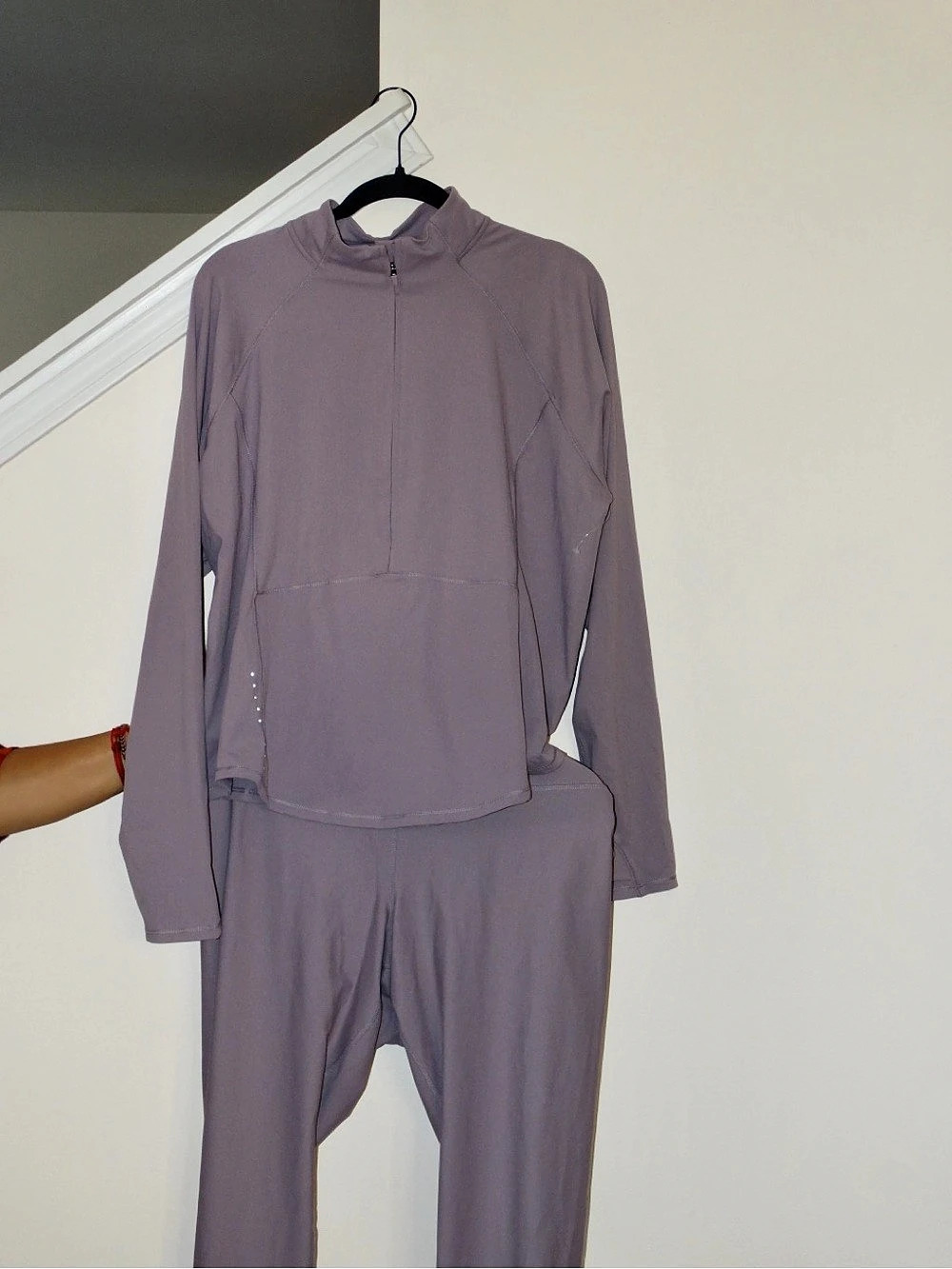 Old Navy Purple Long Sleeve Jumpsuit